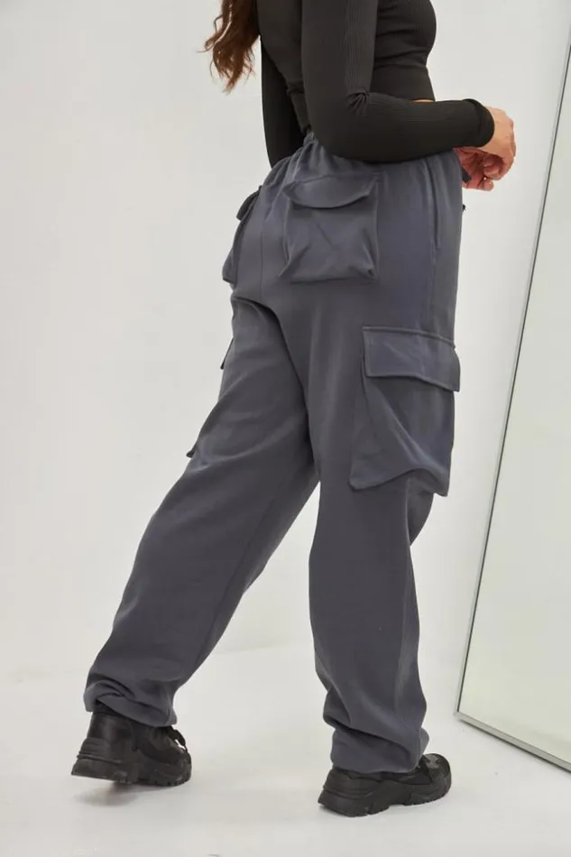 Women Pantalon De Jogging Cargo Gris Fonc Grey Brentiny Paris Jogging Bottoms Women Pantalon De Jogging Cargo Gris Fonc Grey Brentiny Paris Jogging Bottoms