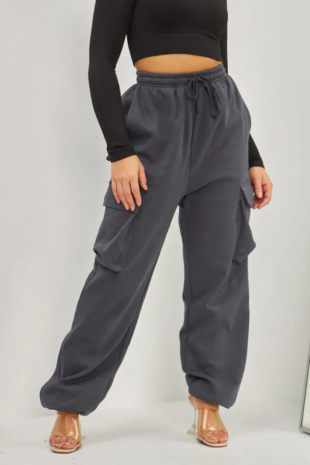 Women Pantalon De Jogging Cargo Gris Fonc Grey Brentiny Paris Jogging Bottoms Women Pantalon De Jogging Cargo Gris Fonc Grey Brentiny Paris Jogging Bottoms