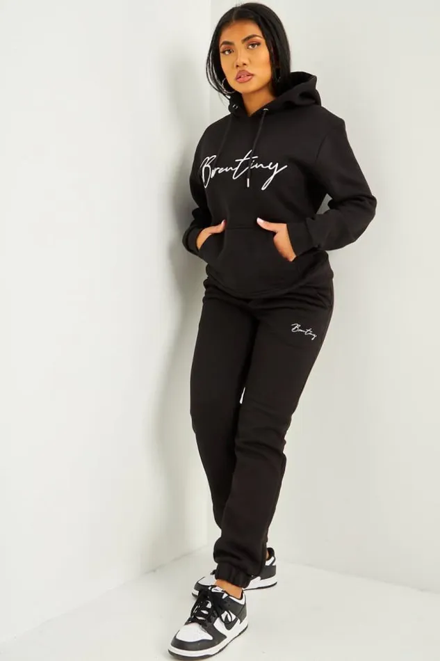 Women Pantalon De Jogging Noir Inscription Brentiny Black Brentiny Paris Jogging Bottoms Women Pantalon De Jogging Noir Inscription Brentiny Black Brentiny Paris Jogging Bottoms