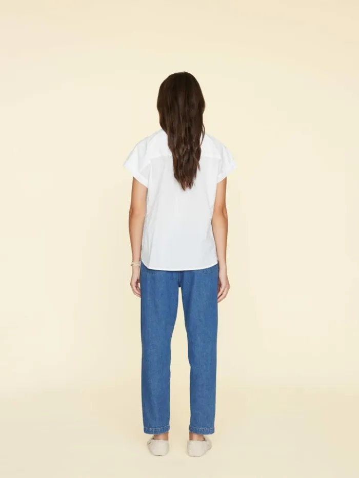 Women Pants and Jumpsuits Xirena Deep Indigo Mercer Denim Pant