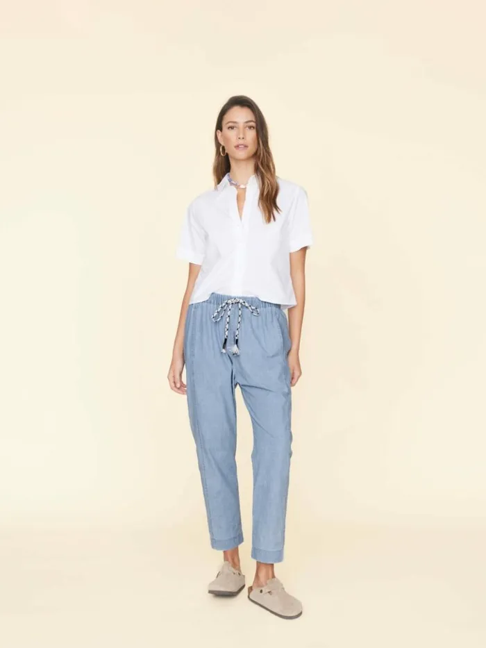 Women Pants and Jumpsuits Xirena Dusty Blue Draper Pant