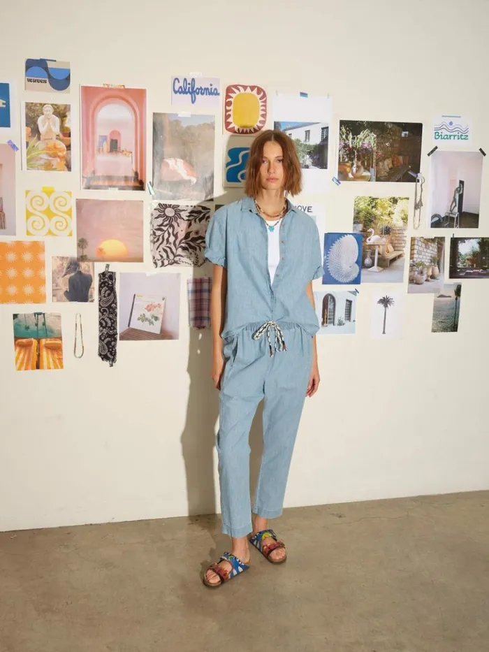 Women Pants and Jumpsuits Xirena Dusty Blue Draper Pant