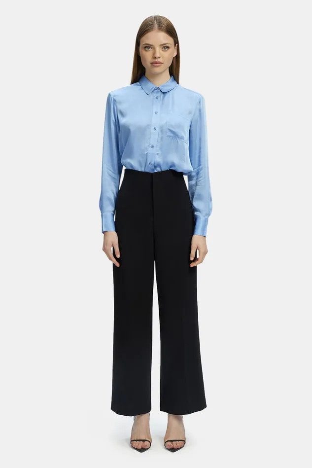 Women Pants Bardot Anna High Waist Pant In Black Black