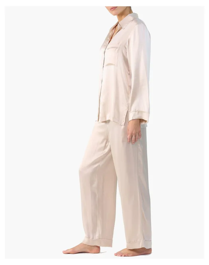 Women Papinelle Sleepwear Washable Silk Pajamas Nude Madewell Pajamas Women Papinelle Sleepwear Washable Silk Pajamas Nude Madewell Pajamas
