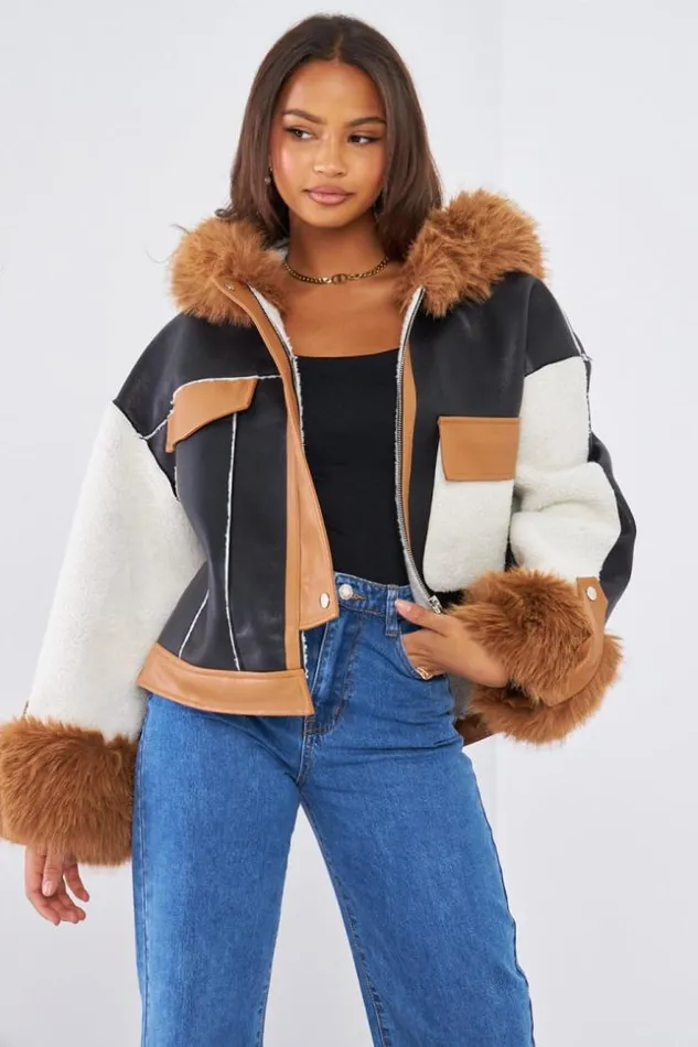 Women Perfecto Noir BiMatire Black Brentiny Paris Jackets