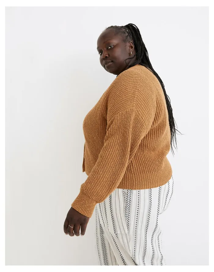 Women Plus Greywood Crop Cardigan Sweater Toffee Madewell Sweaters Women Plus Greywood Crop Cardigan Sweater Toffee Madewell Sweaters