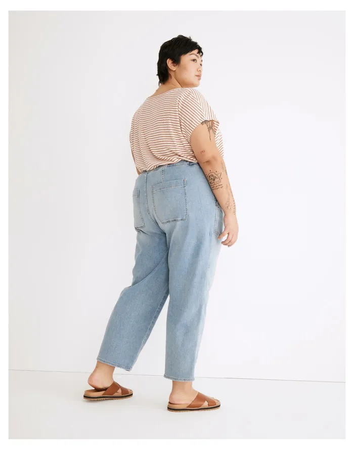 Women Plus Pull On Relaxed Jeans In Lisford Wash Lisford Wash Madewell Pants Women Plus Pull On Relaxed Jeans In Lisford Wash Lisford Wash Madewell Pants