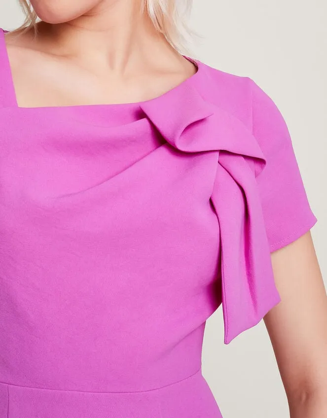 Women Poppy Flared Dress Pink Monsoon Occasionwear