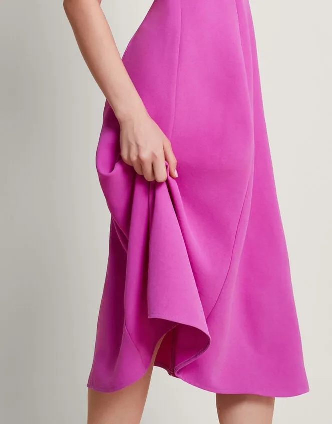 Women Poppy Flared Dress Pink Monsoon Occasionwear