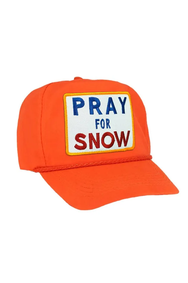 Women PRAY FOR SNOW 8211 VINTAGE NYLON TRUCKER HAT Aviator Nation TruckerHats Women PRAY FOR SNOW 8211 VINTAGE NYLON TRUCKER HAT Aviator Nation TruckerHats