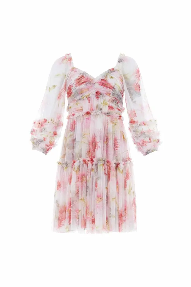 Women Printed Dresses Needle and Thread Hummingbird Iris Bloom Mini Dress Multi Women Printed Dresses Needle and Thread Hummingbird Iris Bloom Mini Dress Multi