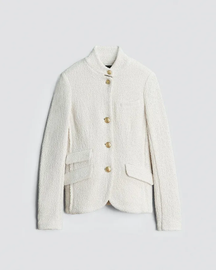 Women Rag and Bone Blazers and Vests Slade Cotton Blazer Ecru Women Rag and Bone Blazers and Vests Slade Cotton Blazer Ecru