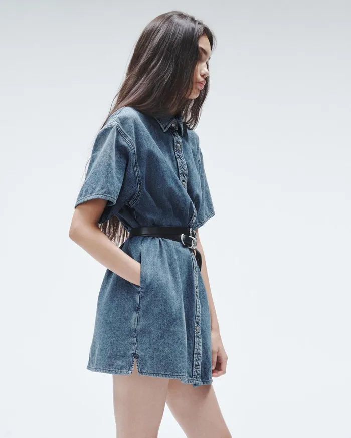 Women Rag and Bone Dresses and Skirts Carter Denim Dress Elle Women Rag and Bone Dresses and Skirts Carter Denim Dress Elle