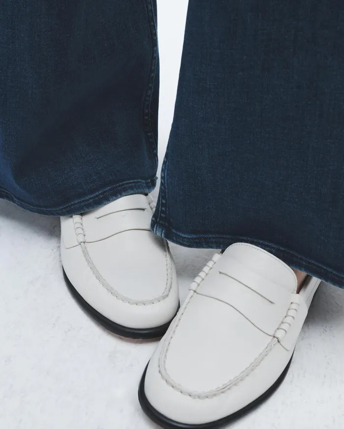 Women Rag and Bone Flats Carter Loafer Antique White Women Rag and Bone Flats Carter Loafer Antique White