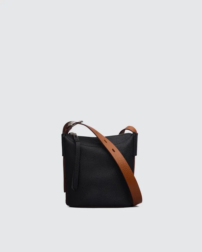 Women Rag and Bone Handbags Belize Mini Bucket Bag Black