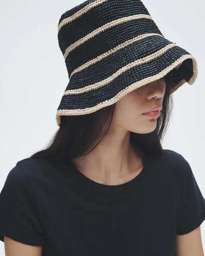 Women Rag and Bone Hats Jade Rollable Hat Black Multi Women Rag and Bone Hats Jade Rollable Hat Black Multi