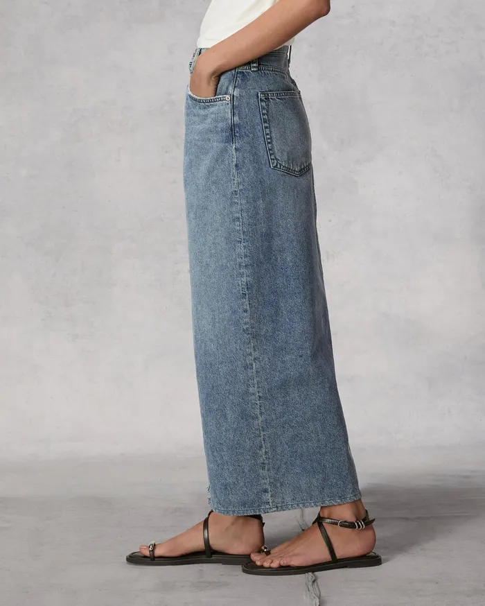 Women Rag and Bone Jeans Clara Denim Skirt Elle Women Rag and Bone Jeans Clara Denim Skirt Elle