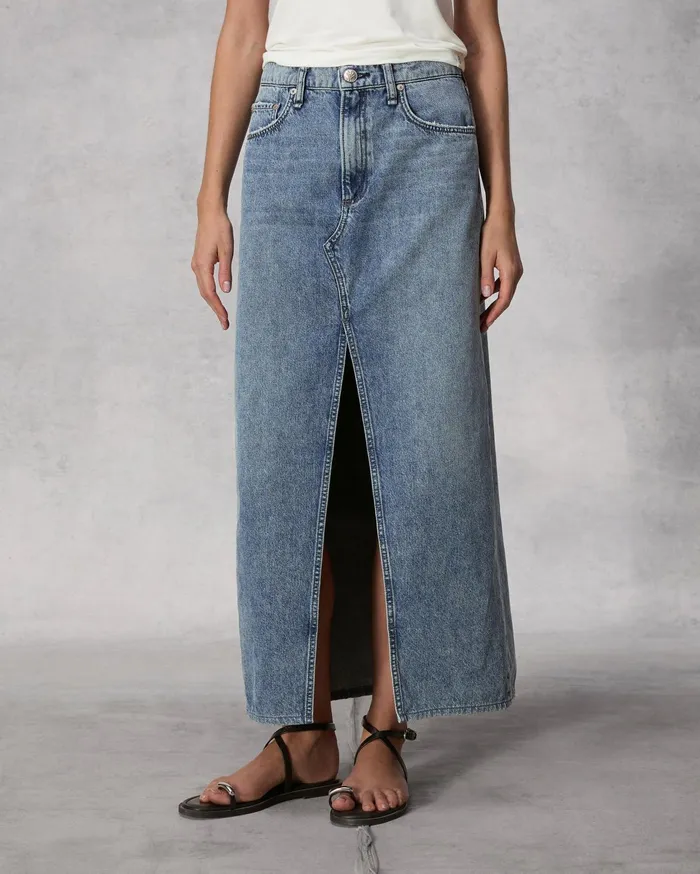 Women Rag and Bone Jeans Clara Denim Skirt Elle Women Rag and Bone Jeans Clara Denim Skirt Elle