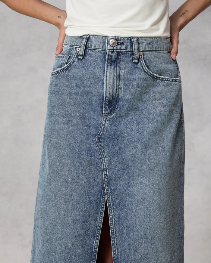 Women Rag and Bone Jeans Clara Denim Skirt Elle Women Rag and Bone Jeans Clara Denim Skirt Elle