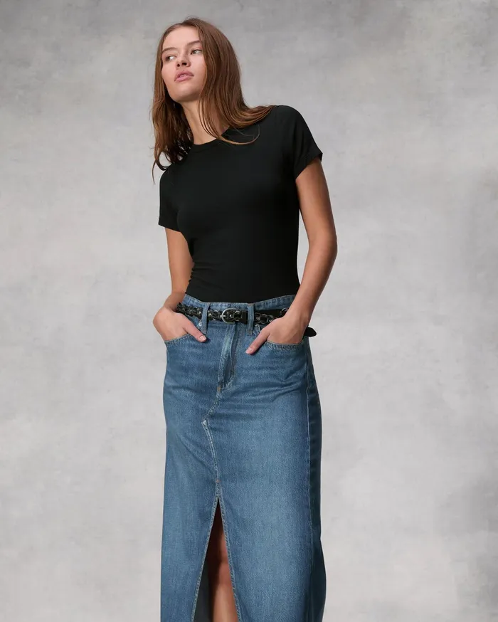 Women Rag and Bone Jeans Miramar Clara Skirt Cameron Women Rag and Bone Jeans Miramar Clara Skirt Cameron