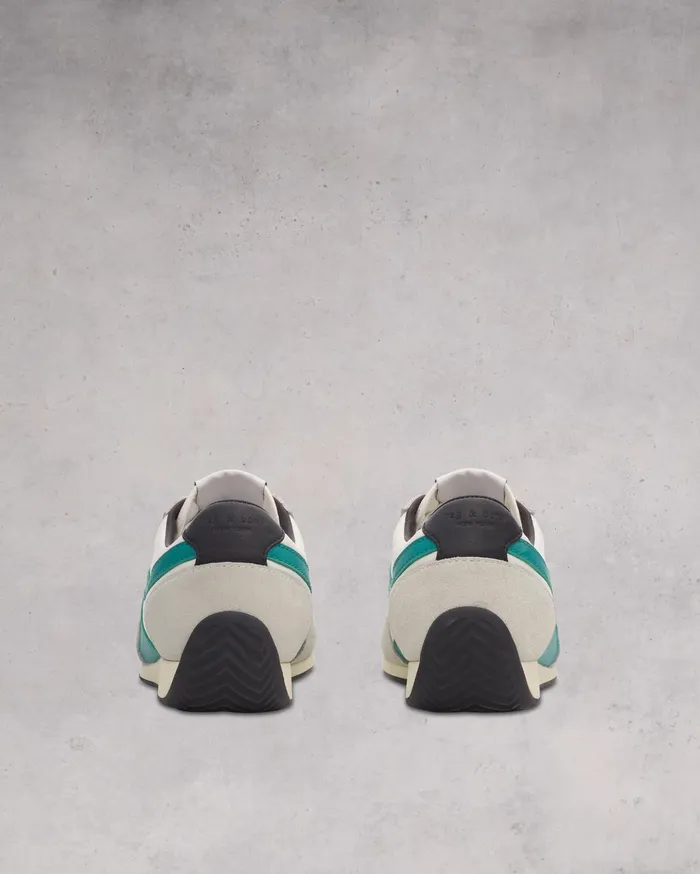 Women Rag and Bone Sneakers Retro Runner Slim White Green Women Rag and Bone Sneakers Retro Runner Slim White Green