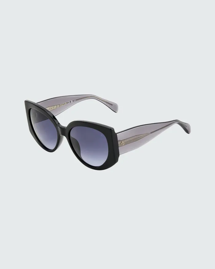 Women Rag and Bone Sunglasses Lorne Black