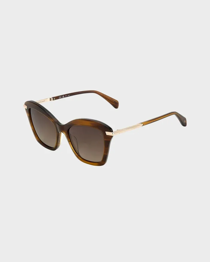 Women Rag and Bone Sunglasses Marsha Horn Brown