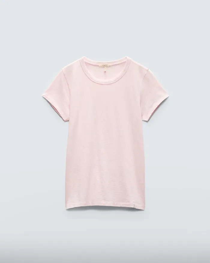 Women Rag and Bone TShirts The Slub Tee Blush Women Rag and Bone TShirts The Slub Tee Blush