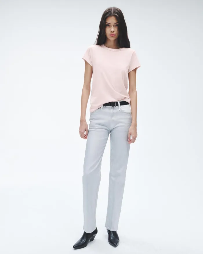 Women Rag and Bone TShirts The Slub Tee Blush Women Rag and Bone TShirts The Slub Tee Blush