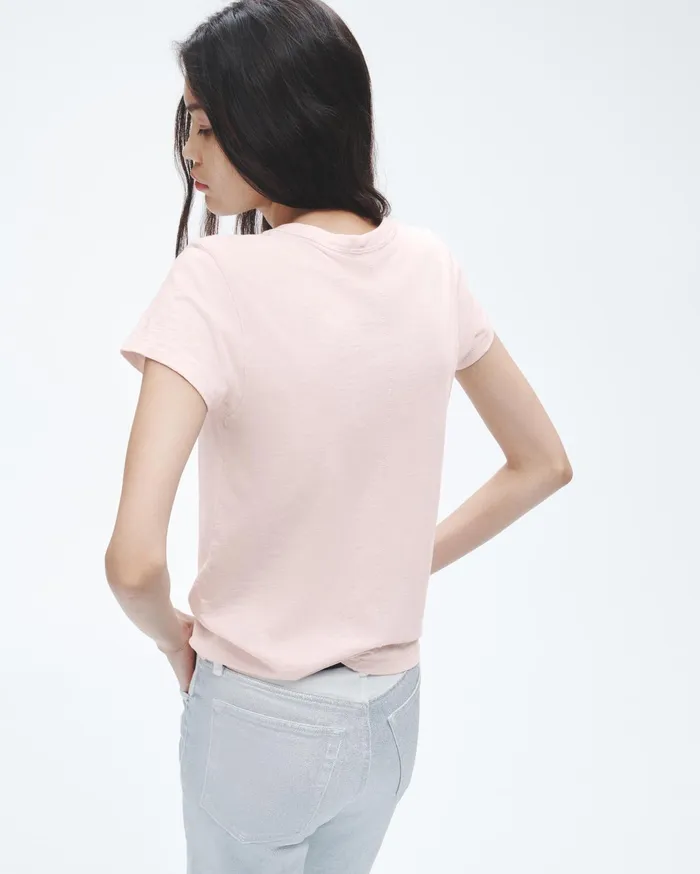 Women Rag and Bone TShirts The Slub Tee Blush Women Rag and Bone TShirts The Slub Tee Blush