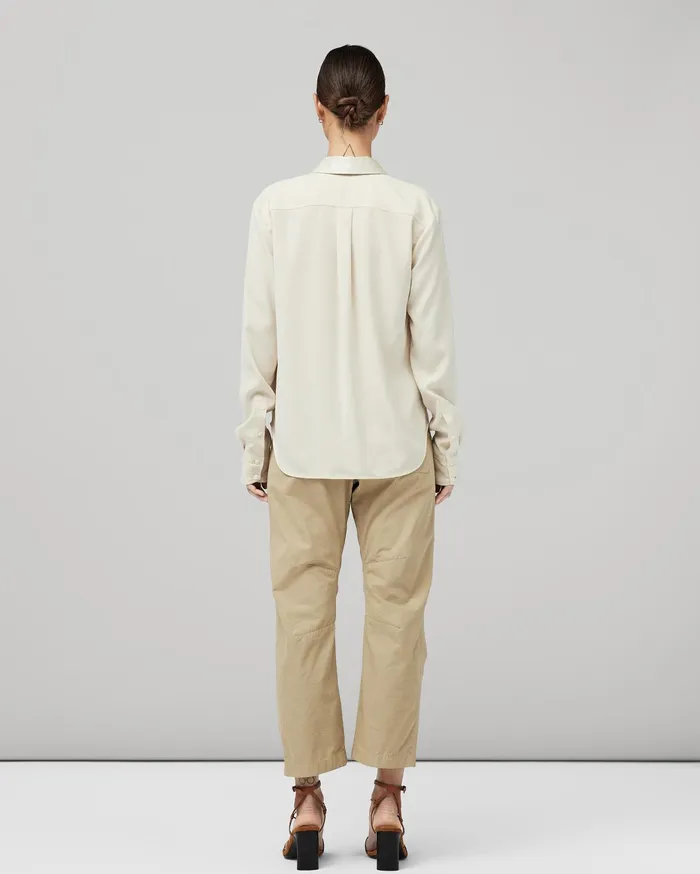 Women Rag and Bone Tops Phillipa Satin Blouse Ivory Women Rag and Bone Tops Phillipa Satin Blouse Ivory