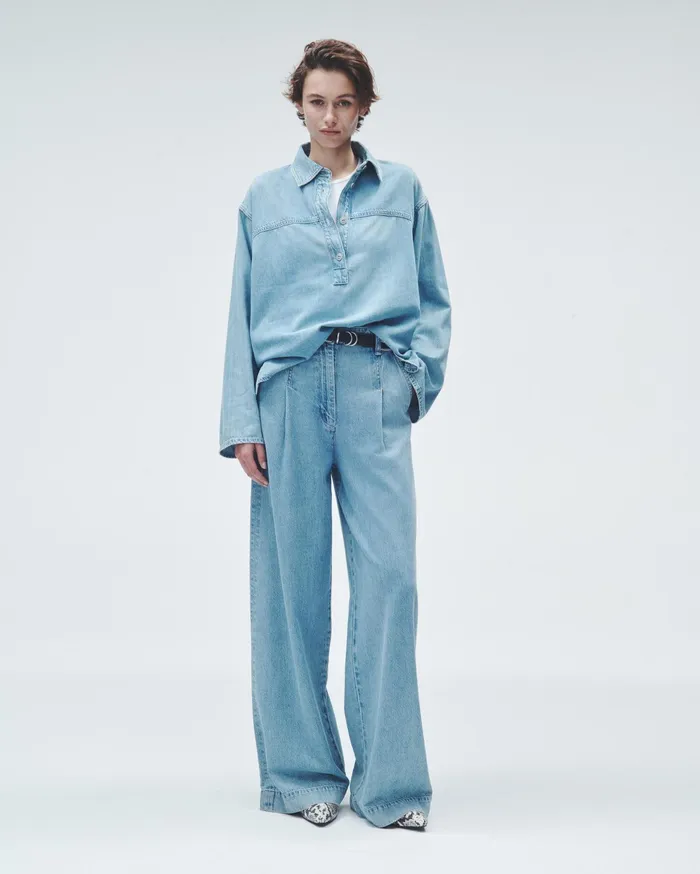 Women Rag and Bone Tops Ultra Featherweight Emily Popover Billie
