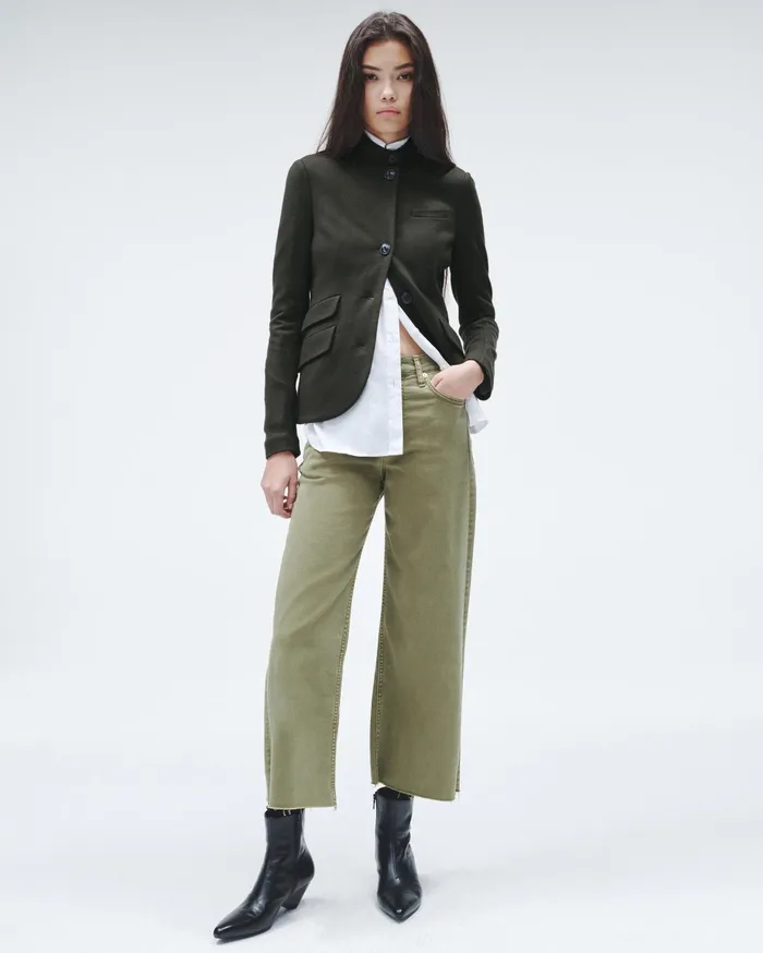 Women Rag and Bone WideLeg Andi Ankle Wide Sage