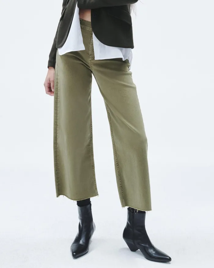 Women Rag and Bone WideLeg Andi Ankle Wide Sage Women Rag and Bone WideLeg Andi Ankle Wide Sage