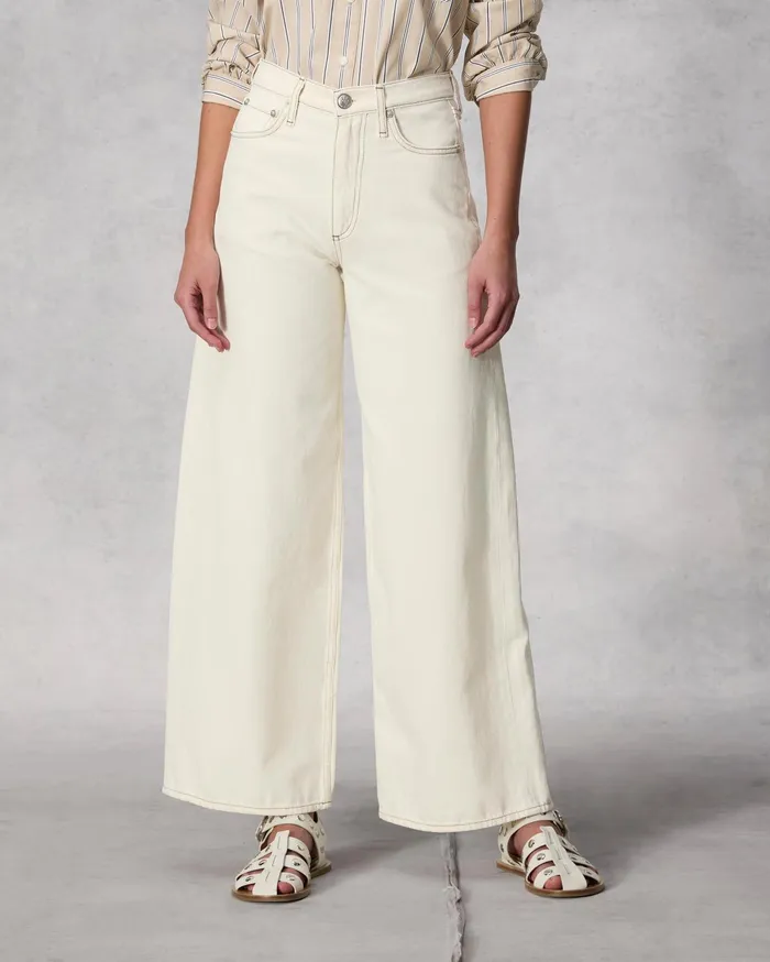 Women Rag and Bone WideLeg Sofie Ankle Wide Ecru Women Rag and Bone WideLeg Sofie Ankle Wide Ecru