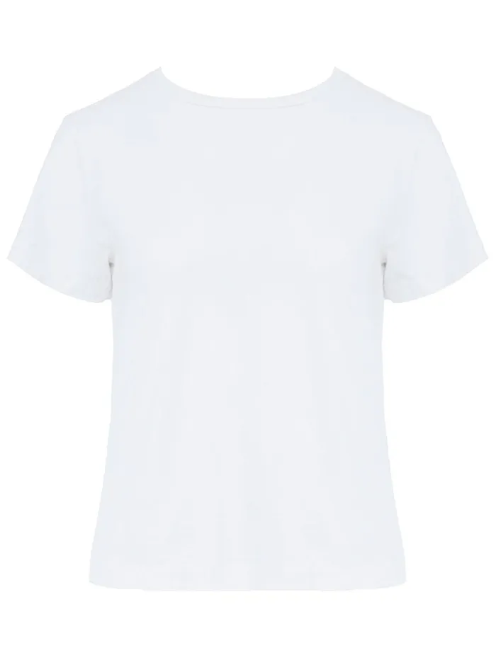 Women REDONE 8211 Classic Tee In Vintage White The UNDONE Tops