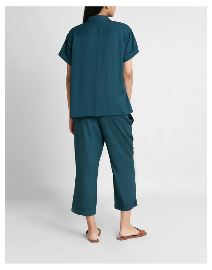Women Reistor Midnight Musings Set Green Madewell Pajamas