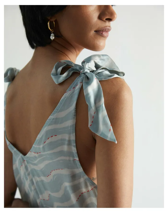Women Reistor Tied To Travel Dress Light Blue Madewell Dresses Women Reistor Tied To Travel Dress Light Blue Madewell Dresses
