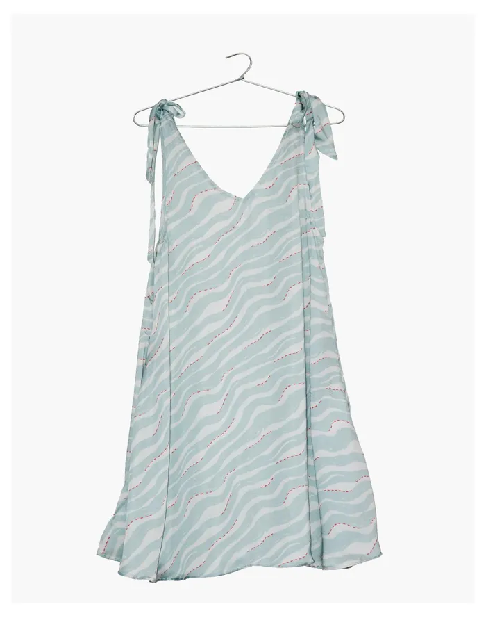 Women Reistor Tied To Travel Dress Light Blue Madewell Dresses Women Reistor Tied To Travel Dress Light Blue Madewell Dresses