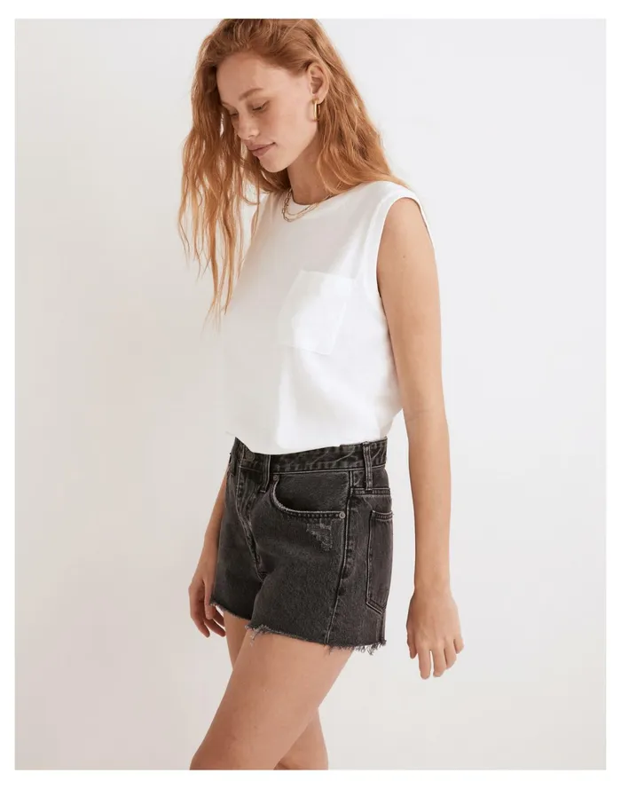 Women Relaxed Denim Shorts In Haywood Wash Haywood Wash Madewell Shorts Women Relaxed Denim Shorts In Haywood Wash Haywood Wash Madewell Shorts