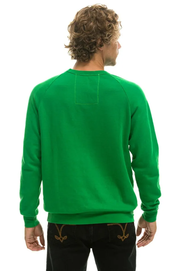 Women RIDE LOGO WHITE CREW SWEATSHIRT 8211 KELLY GREEN Aviator Nation UnisexCrewSweatshirt Women RIDE LOGO WHITE CREW SWEATSHIRT 8211 KELLY GREEN Aviator Nation UnisexCrewSweatshirt