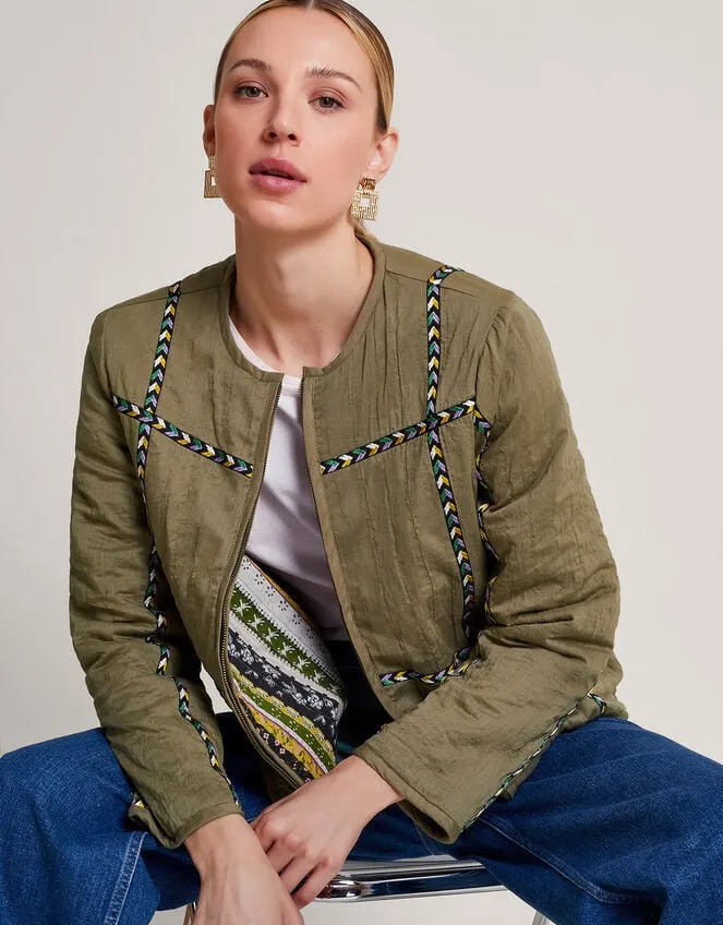 Women Rita Reversible Jacket Green Monsoon Casualwear
