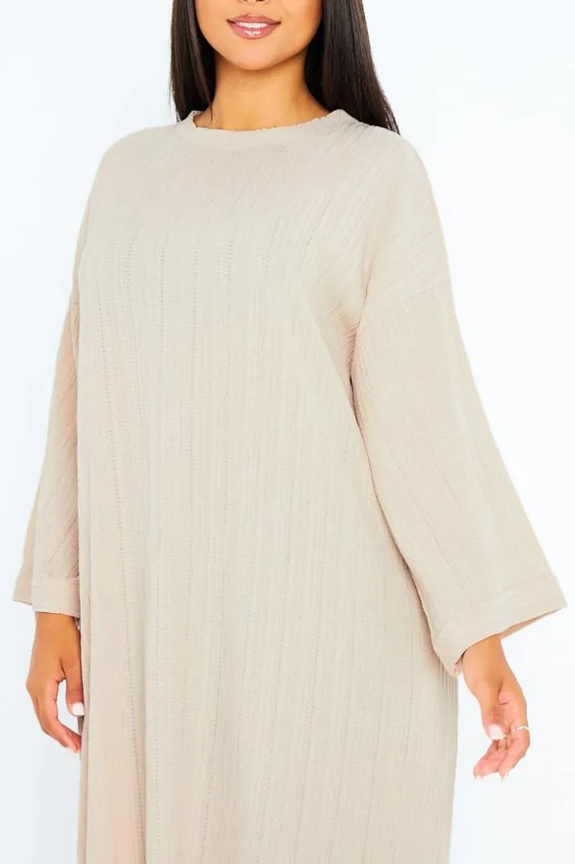 Women Robe Beige Longue Couture En Relief Beige Brentiny Paris Short Dresses Women Robe Beige Longue Couture En Relief Beige Brentiny Paris Short Dresses