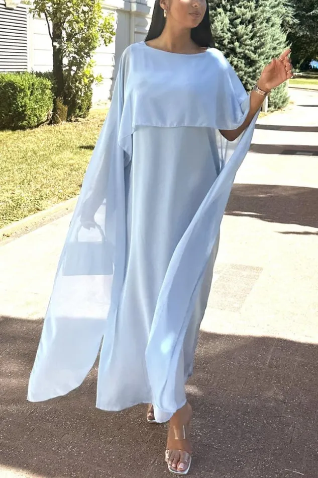 Women Robe Bleu Ciel Ample Satine Empicement Voile Bleuclair Brentiny Paris Short Dresses Women Robe Bleu Ciel Ample Satine Empicement Voile Bleuclair Brentiny Paris Short Dresses