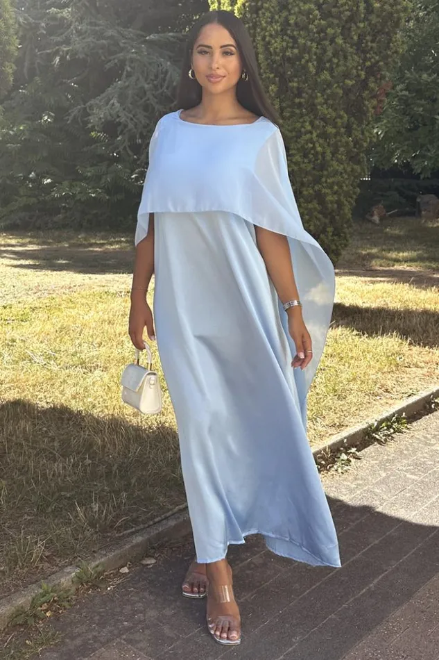 Women Robe Bleu Ciel Ample Satine Empicement Voile Bleuclair Brentiny Paris Short Dresses Women Robe Bleu Ciel Ample Satine Empicement Voile Bleuclair Brentiny Paris Short Dresses