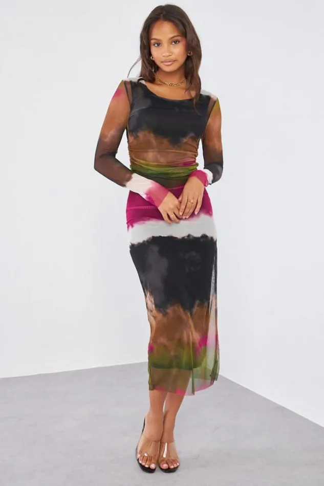 Women Robe Noire En Voile Colore Black Brentiny Paris Short Dresses