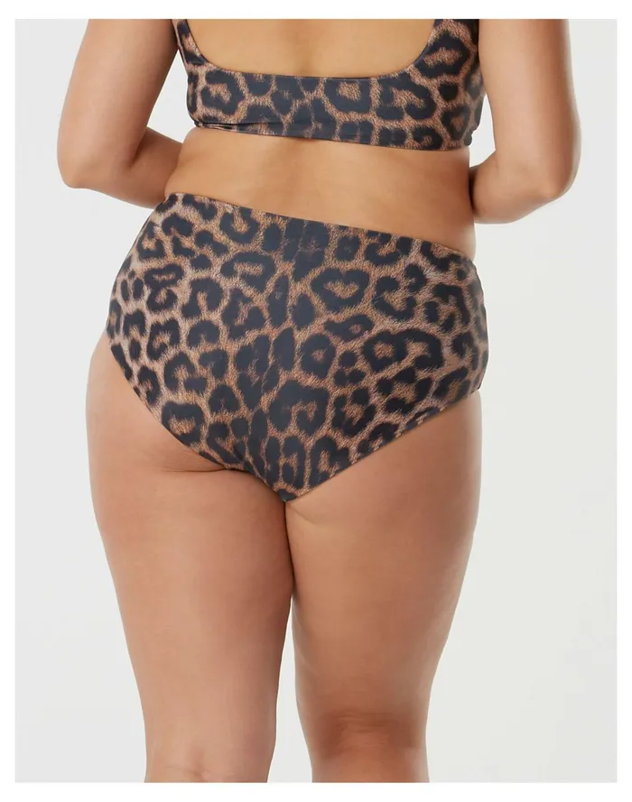 Women SAINT SOMEBODY Follow The Sun Bikini Bottom Leopard Madewell Swim Women SAINT SOMEBODY Follow The Sun Bikini Bottom Leopard Madewell Swim