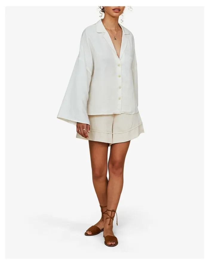 Women Sancia Annika Shirt White Madewell Tops and Shirts Women Sancia Annika Shirt White Madewell Tops and Shirts