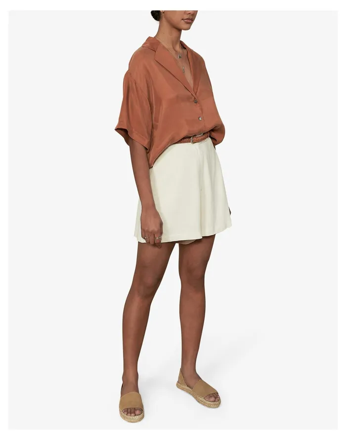 Women Sancia Soeli Shirt Brown Madewell Tops and Shirts Women Sancia Soeli Shirt Brown Madewell Tops and Shirts