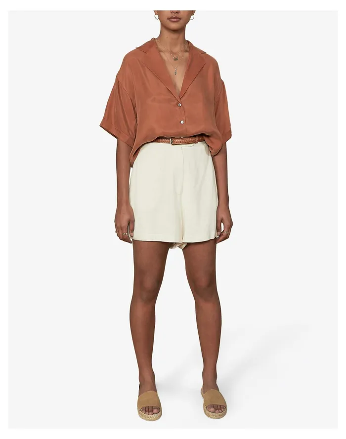 Women Sancia Soeli Shirt Brown Madewell Tops and Shirts Women Sancia Soeli Shirt Brown Madewell Tops and Shirts